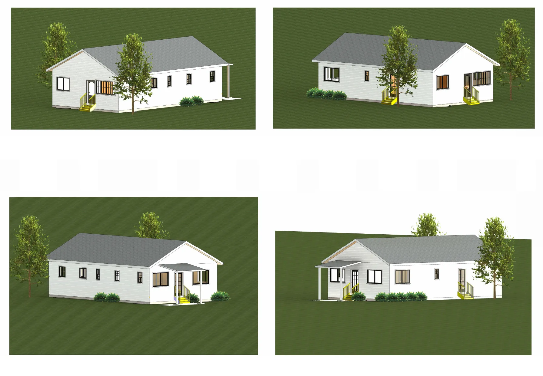 View of marketing collateral with multiple images