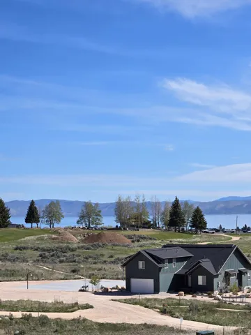 Water view featuring a mountainous background