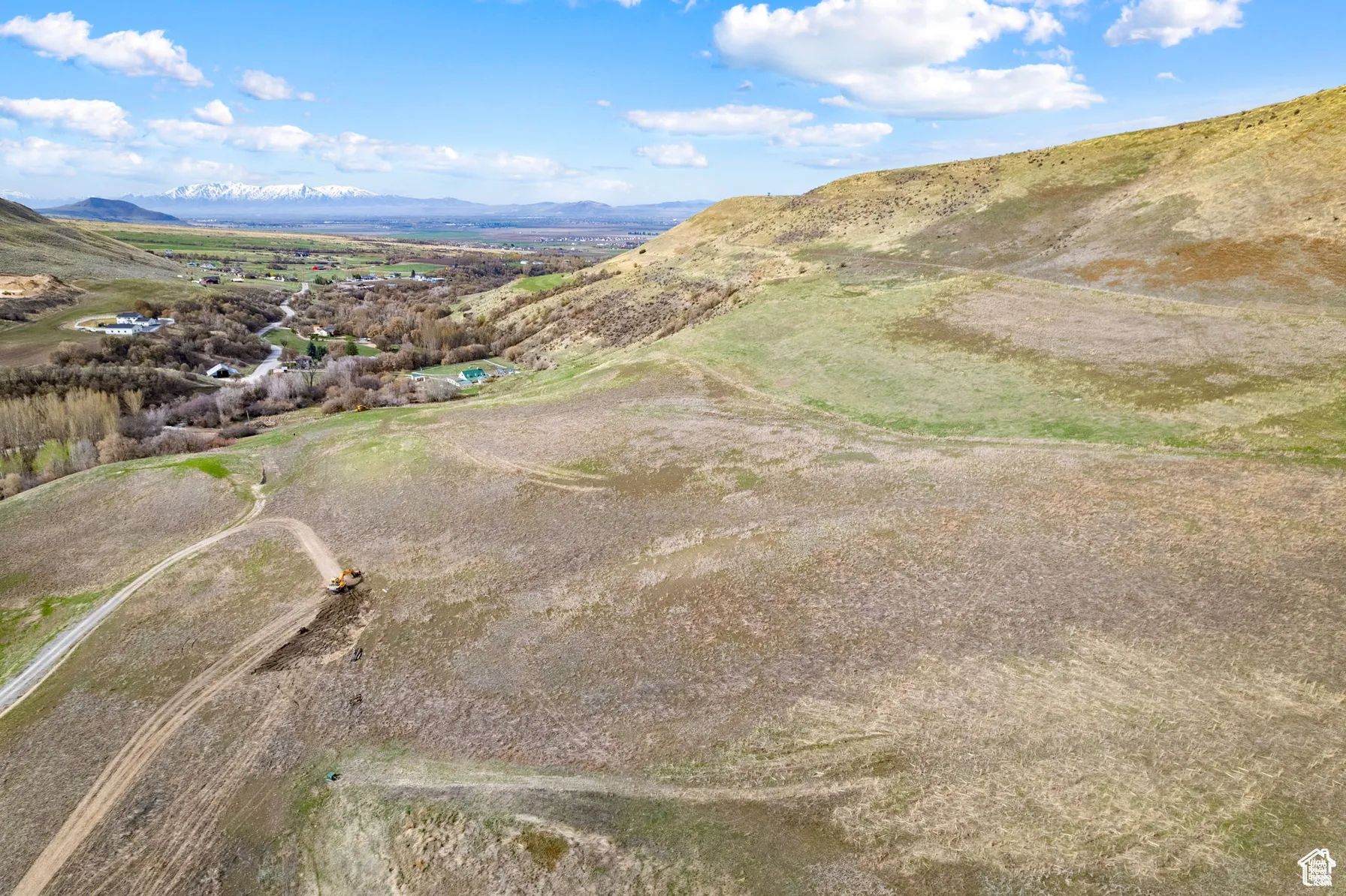 Aerial view of mountains
