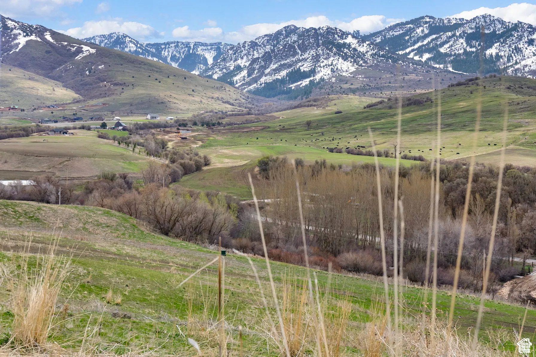 Mountain view featuring rural landscape