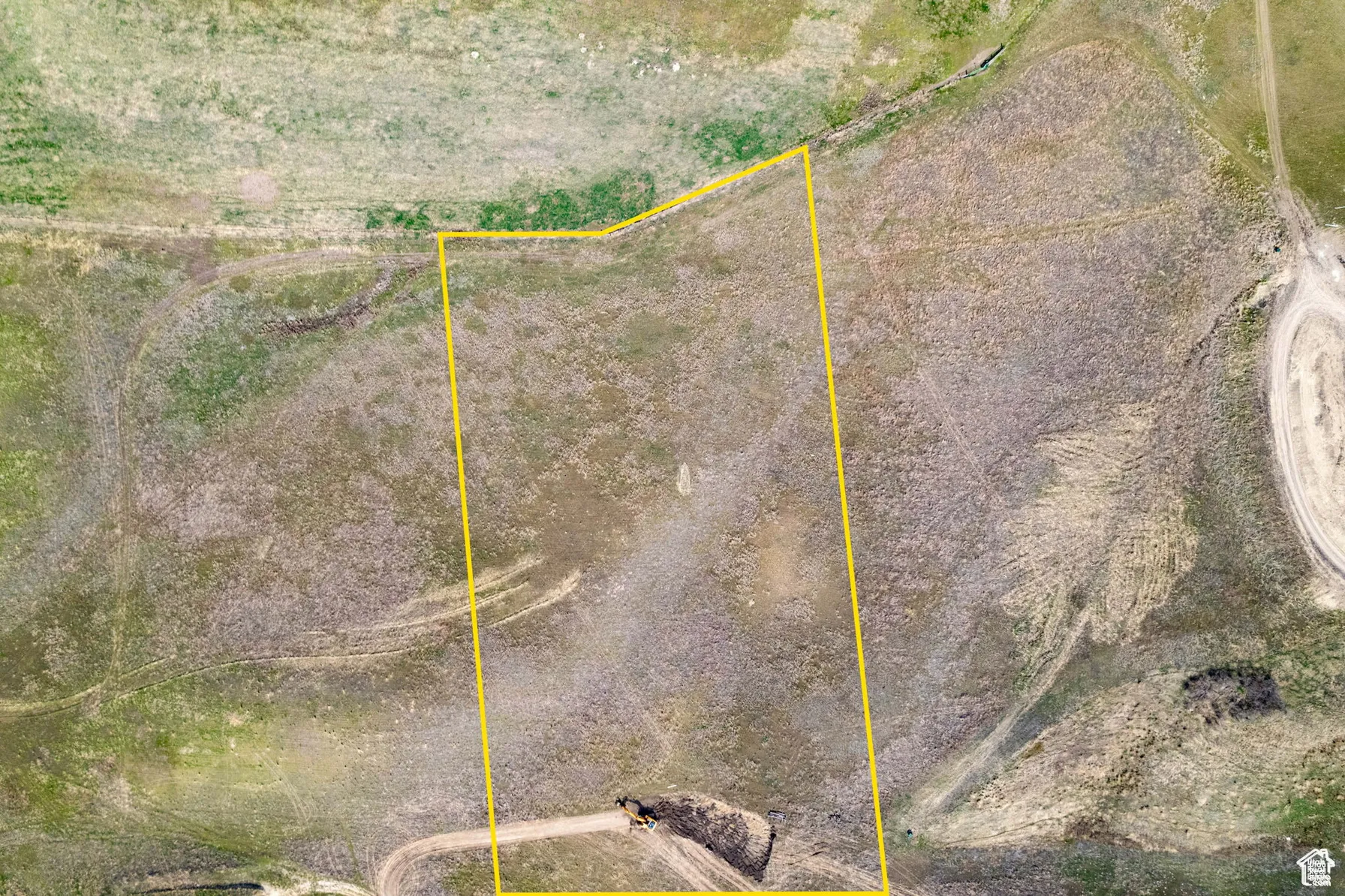 Map / location with property parcel outlined