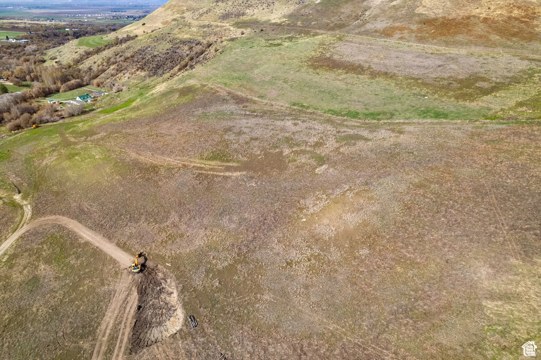Aerial view of property's location