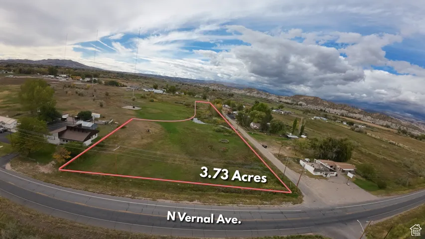 View of rural area with property parcel outlined
