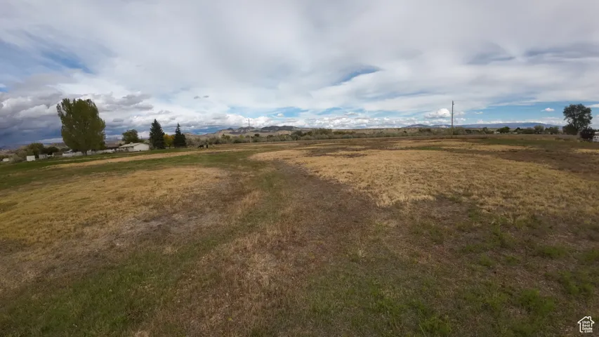 View of yard featuring a view of countryside