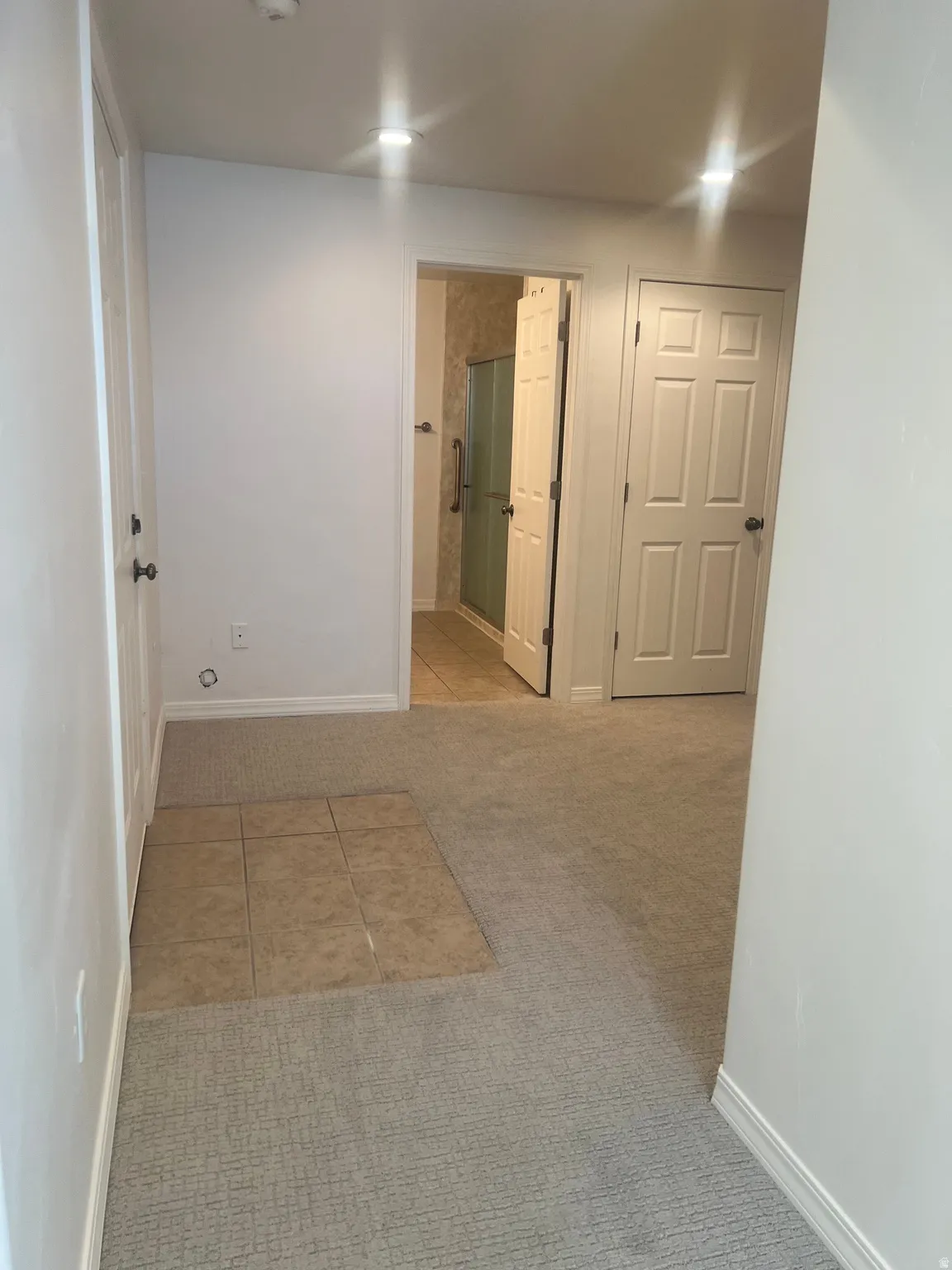 To the Bathroom and Garage