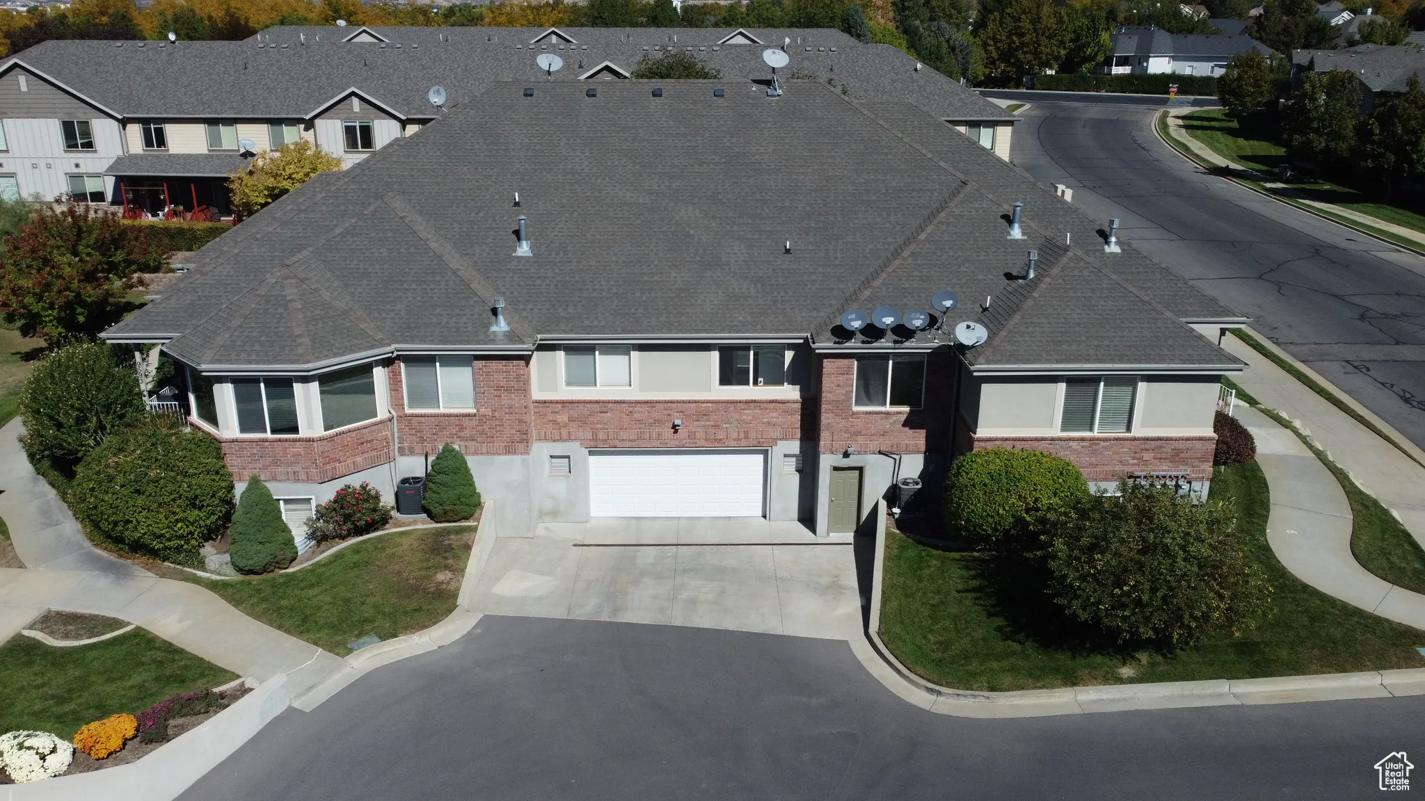 Side of home with Garage entrance