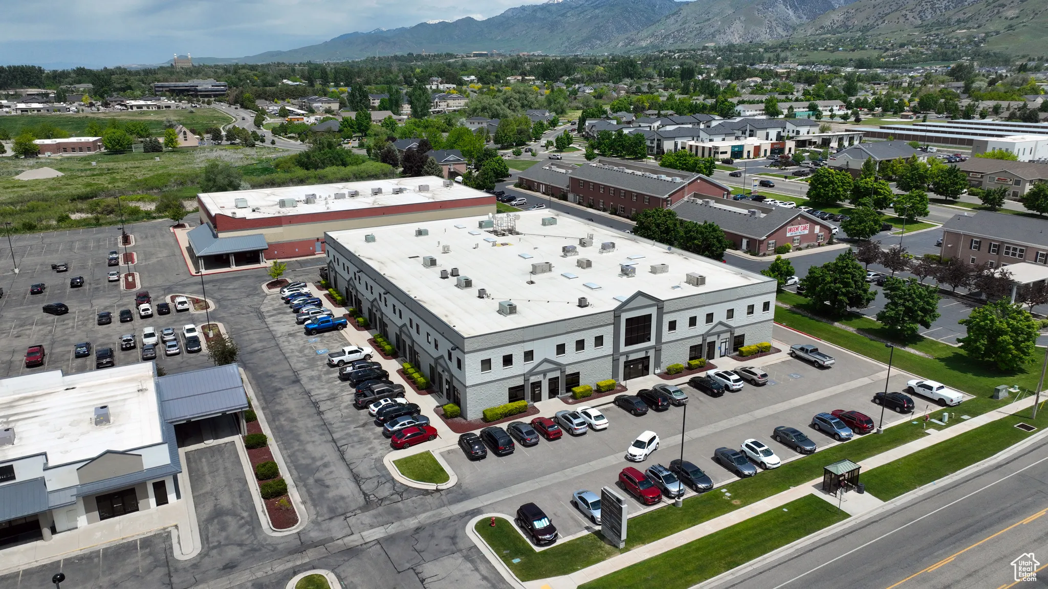 Aerial view of mountains
