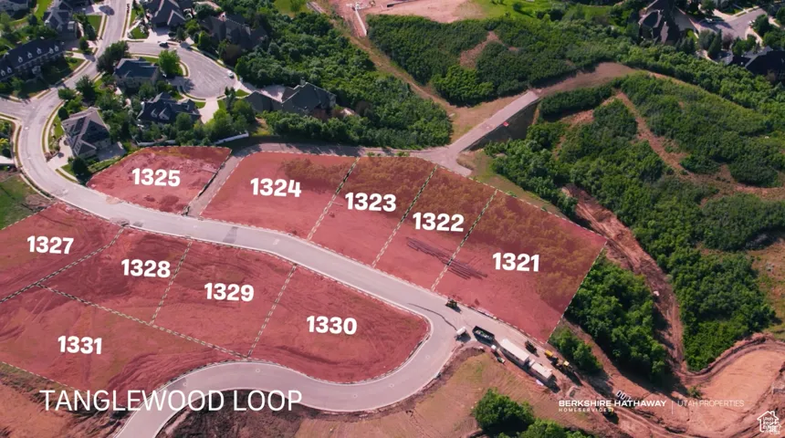 Map / location with property parcel outlined