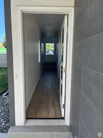 Doorway to property