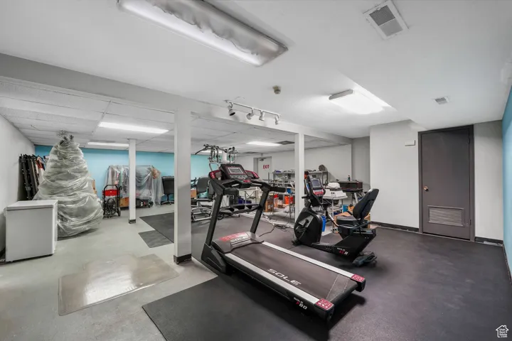 View of workout area