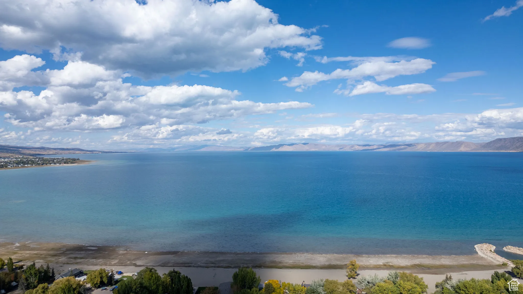 Water view featuring a mountainous background