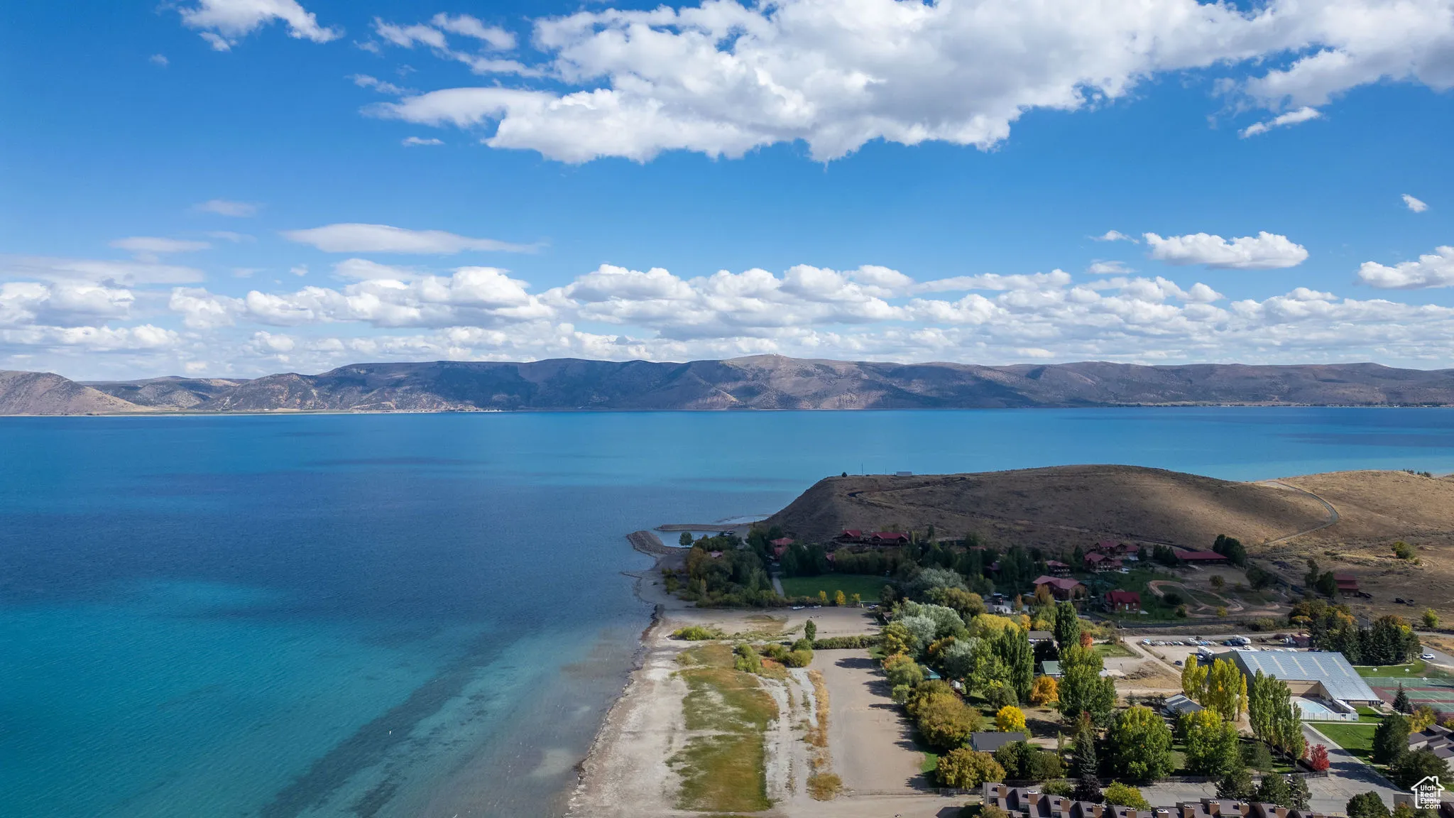 Water view with mountains and nearby beach