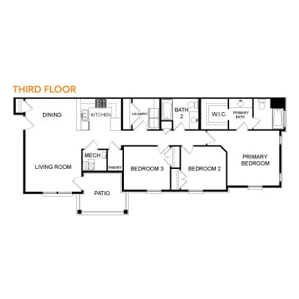 View of floor plan / room layout