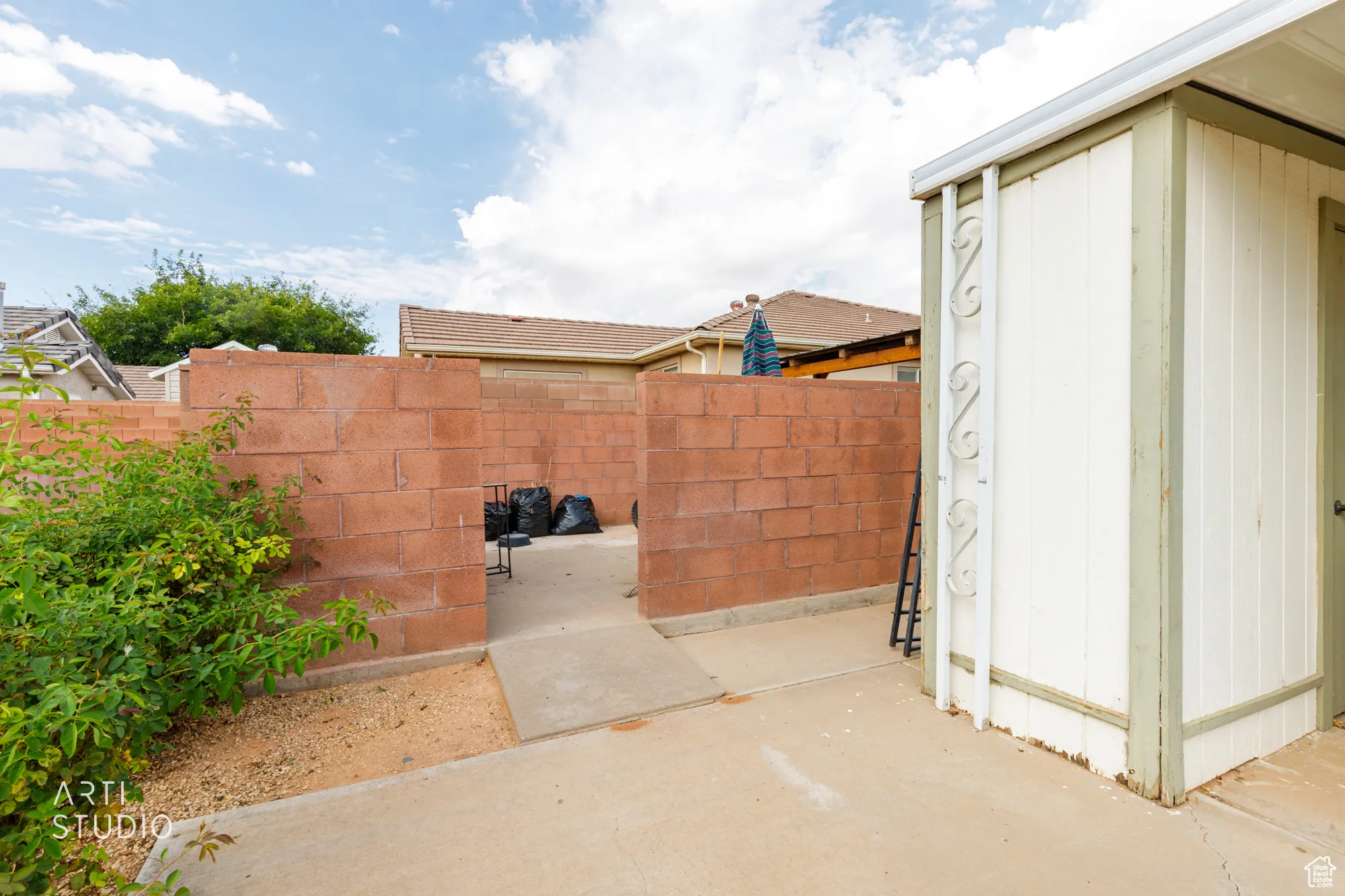 View of patio
