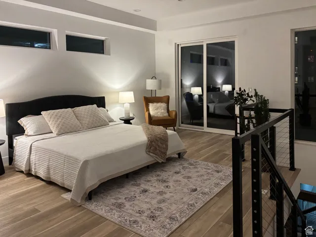 Twilight Bedroom Suite featuring wood finished floors