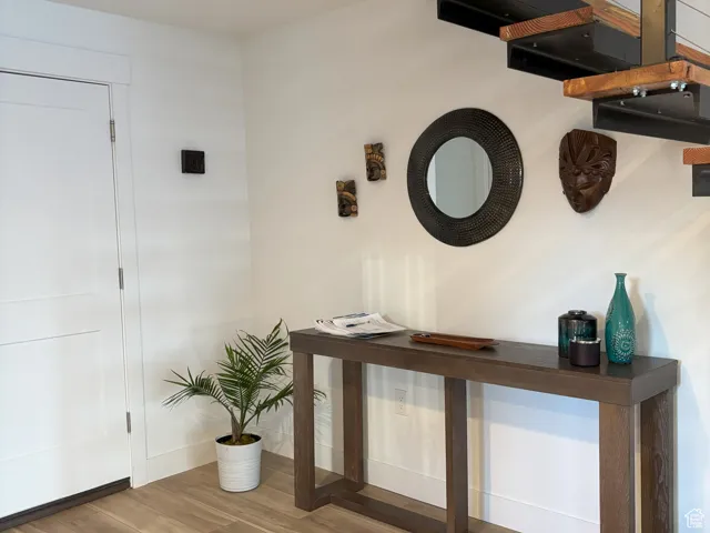View of entry way.