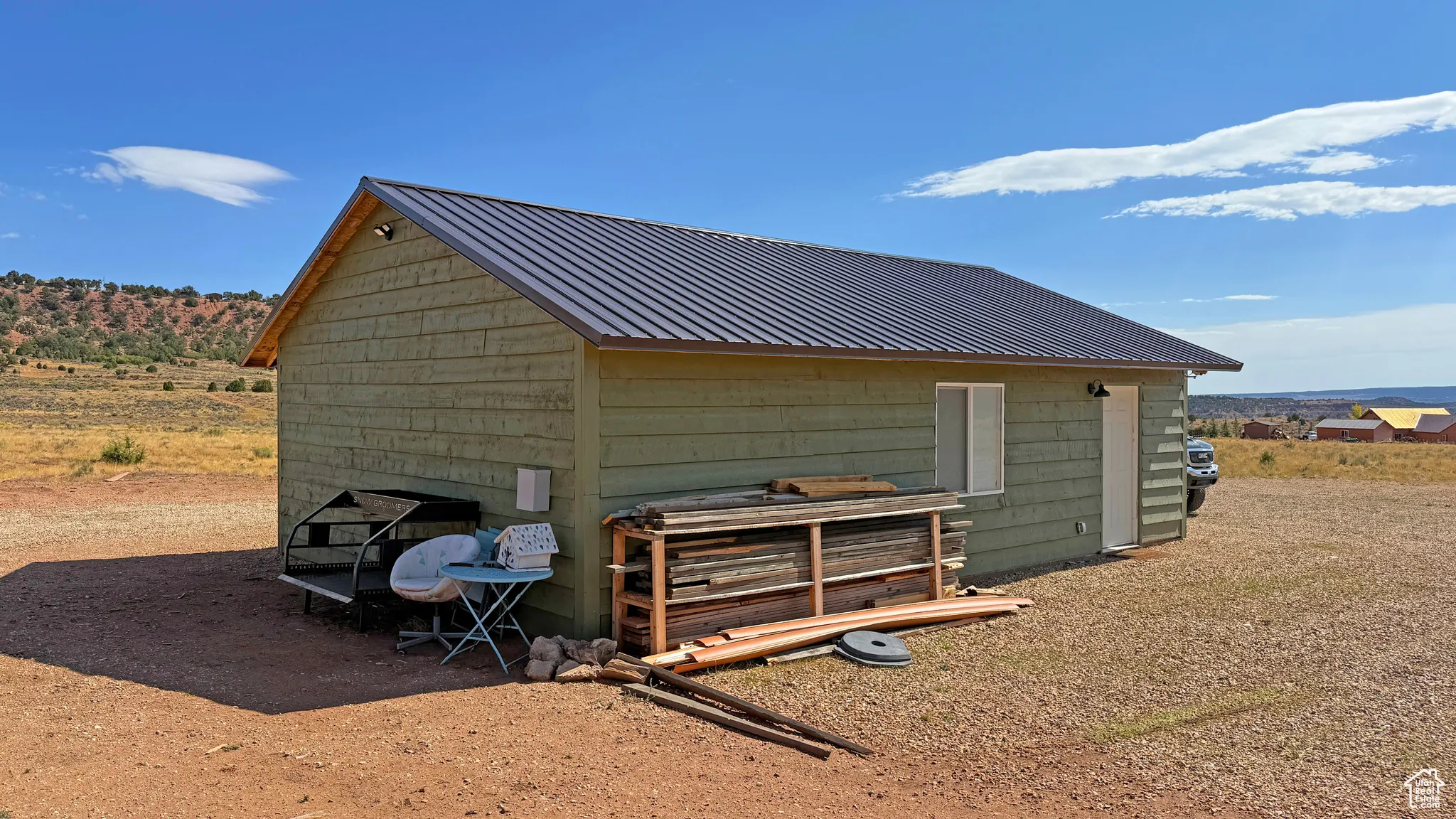 View of outbuilding