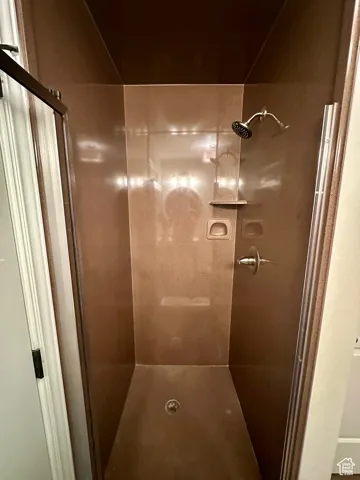 Pool room shower