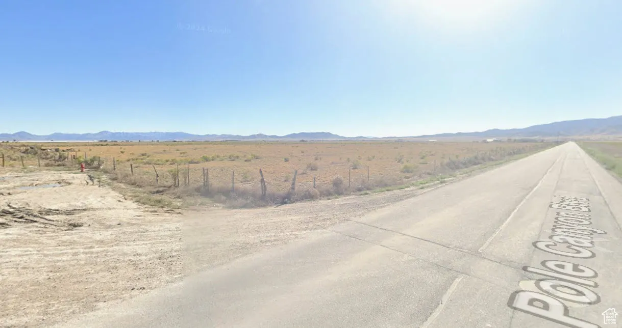 North East Corner of the property