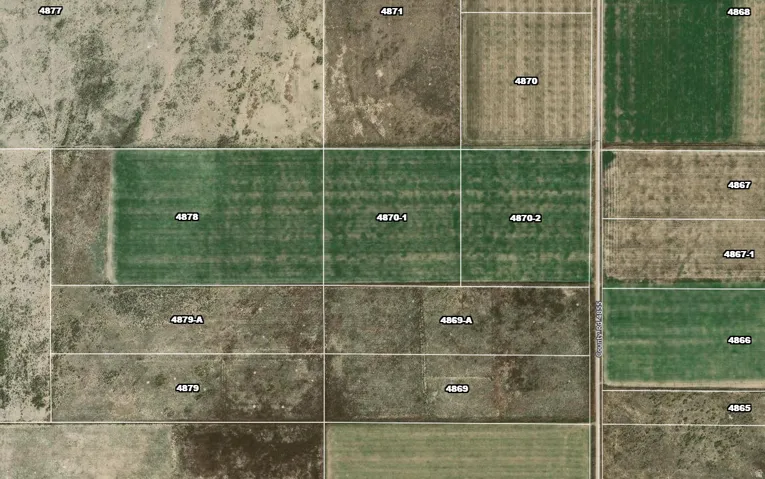 Aerial view of property's location featuring property parcel outlined