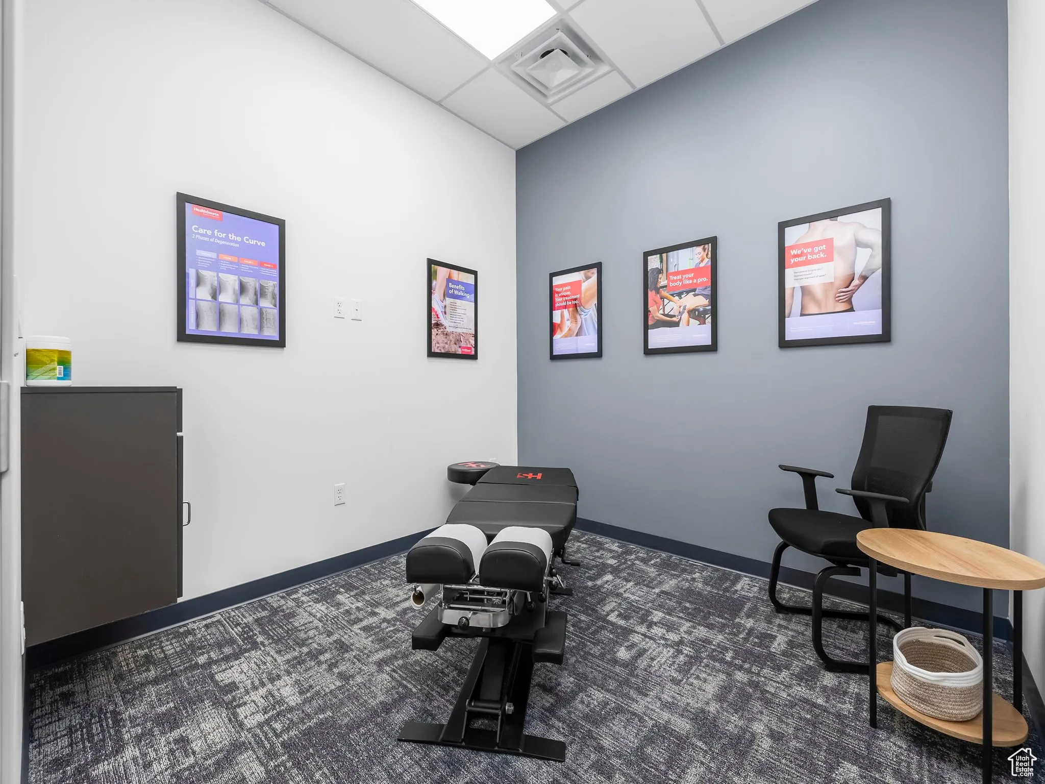 Misc room featuring a paneled ceiling
