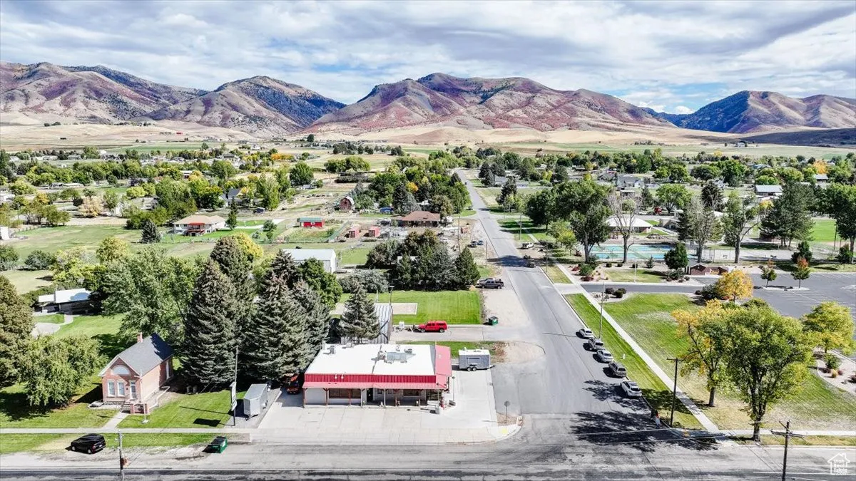 Aerial view of mountains