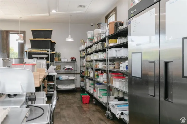 View of storage room