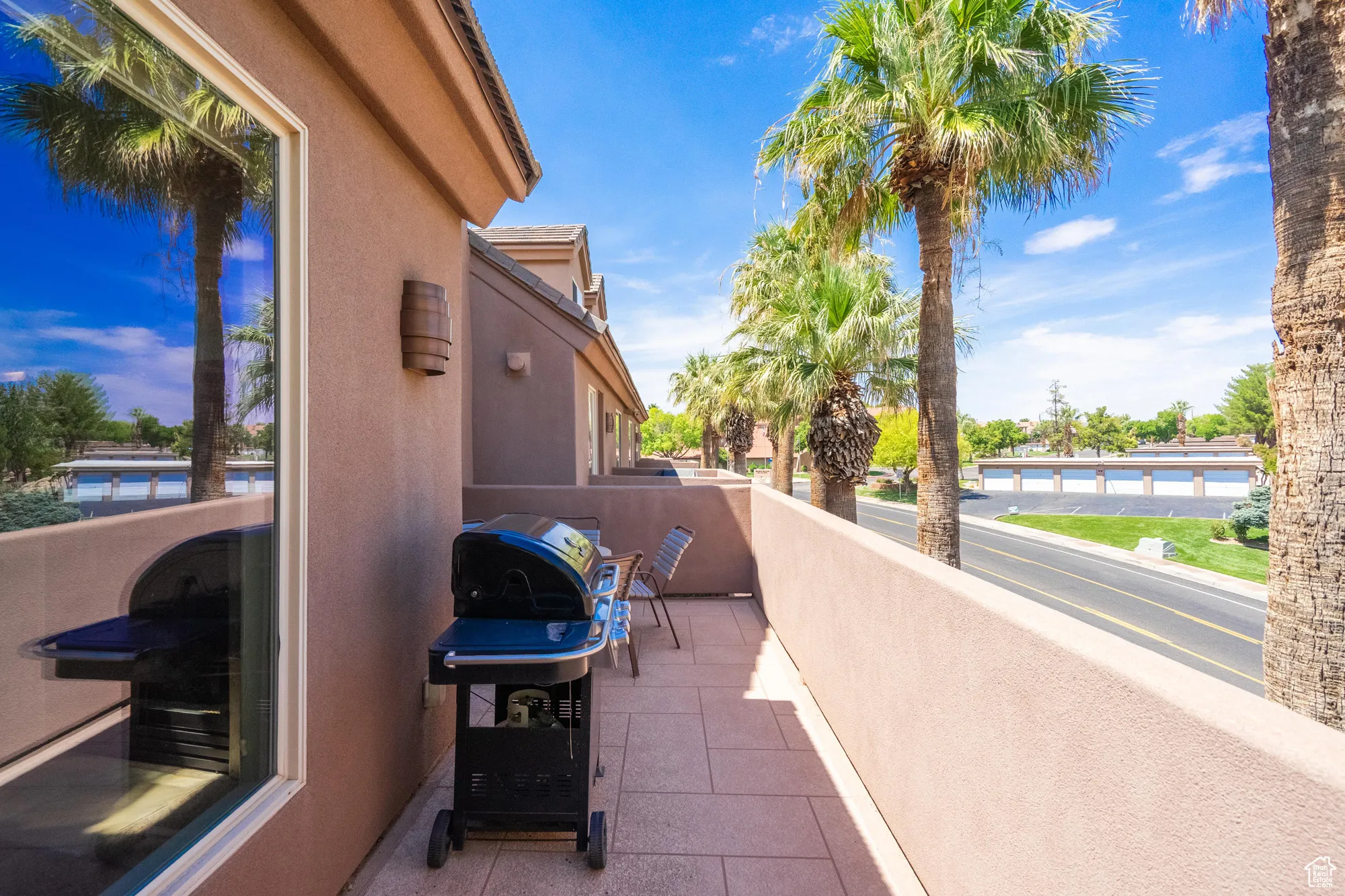 Patio / terrace featuring a grill