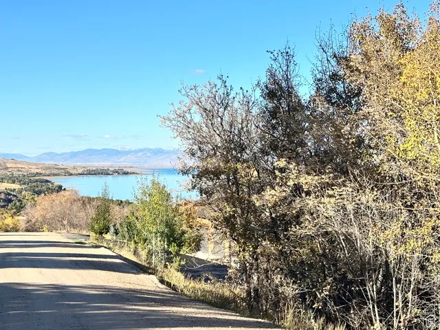 Water view with a mountain backdrop