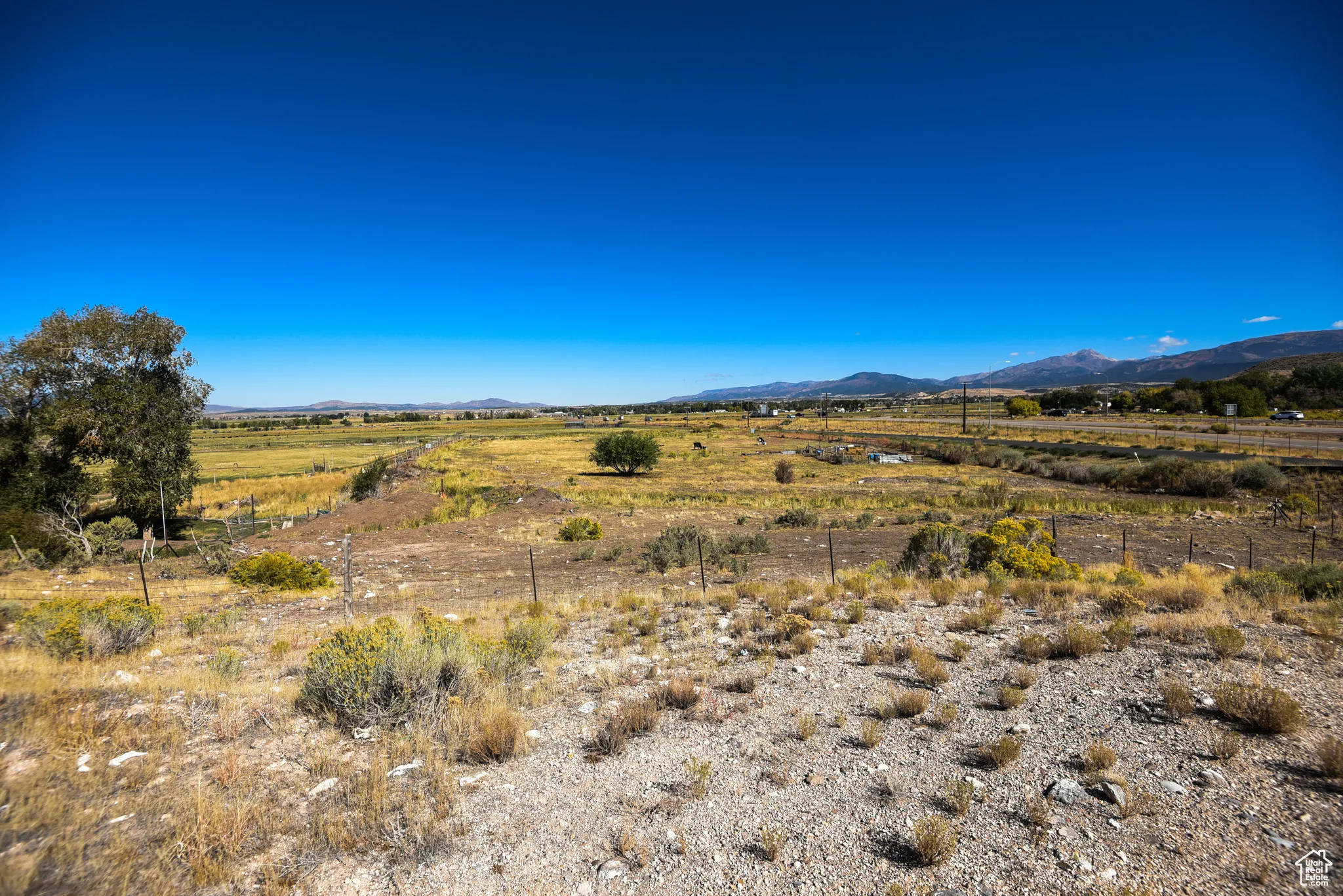Mountain view featuring rural landscape
