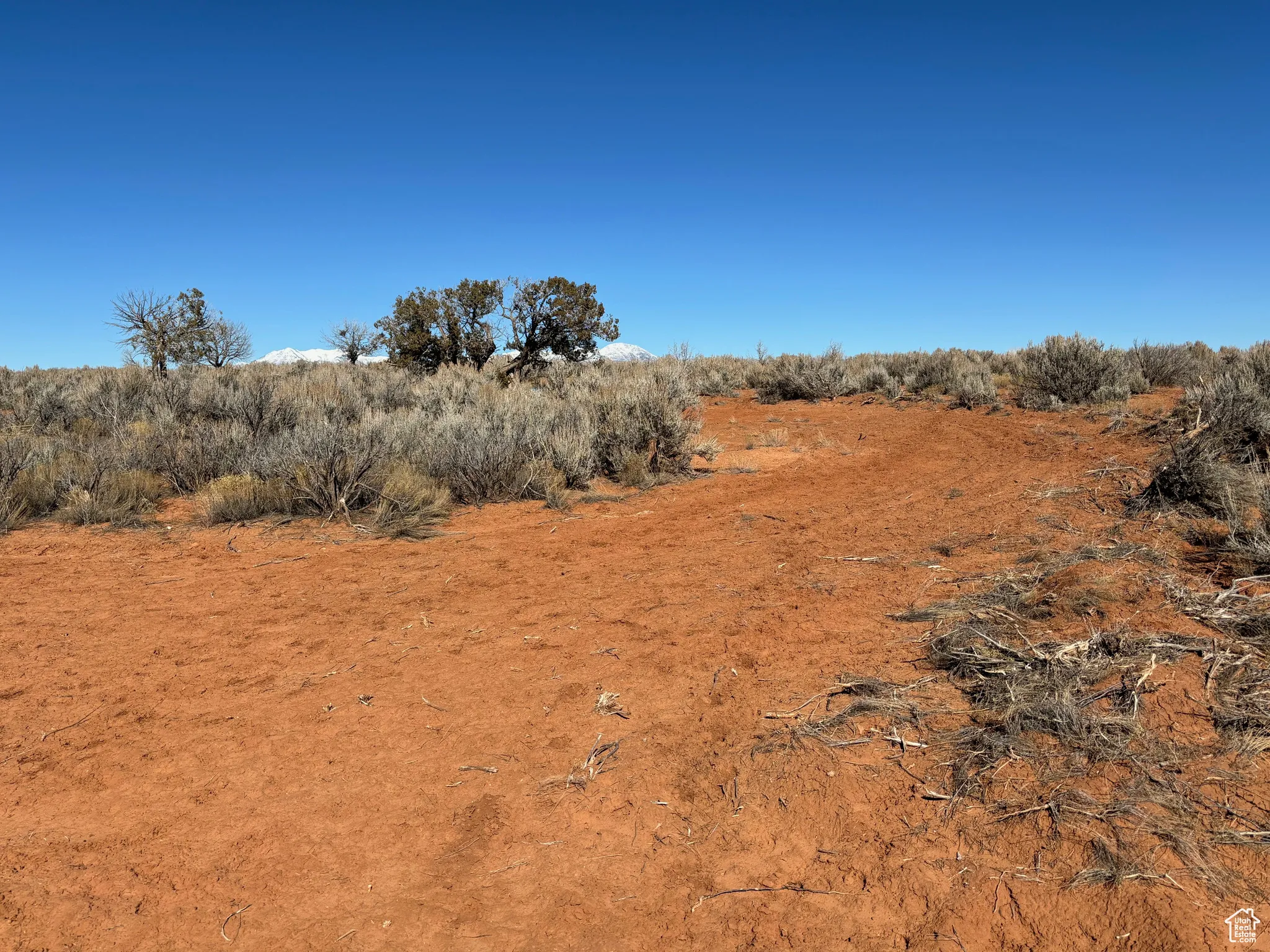 Red dirt road.