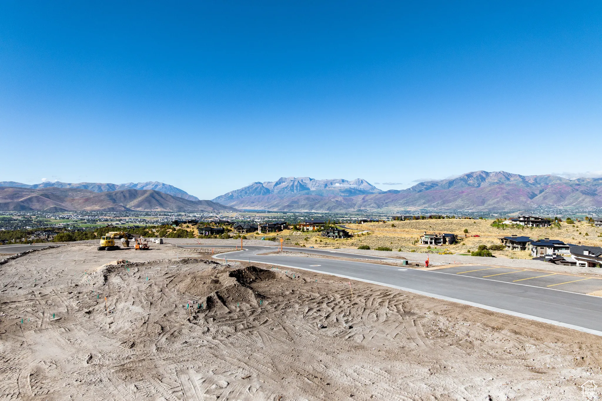View of mountain background