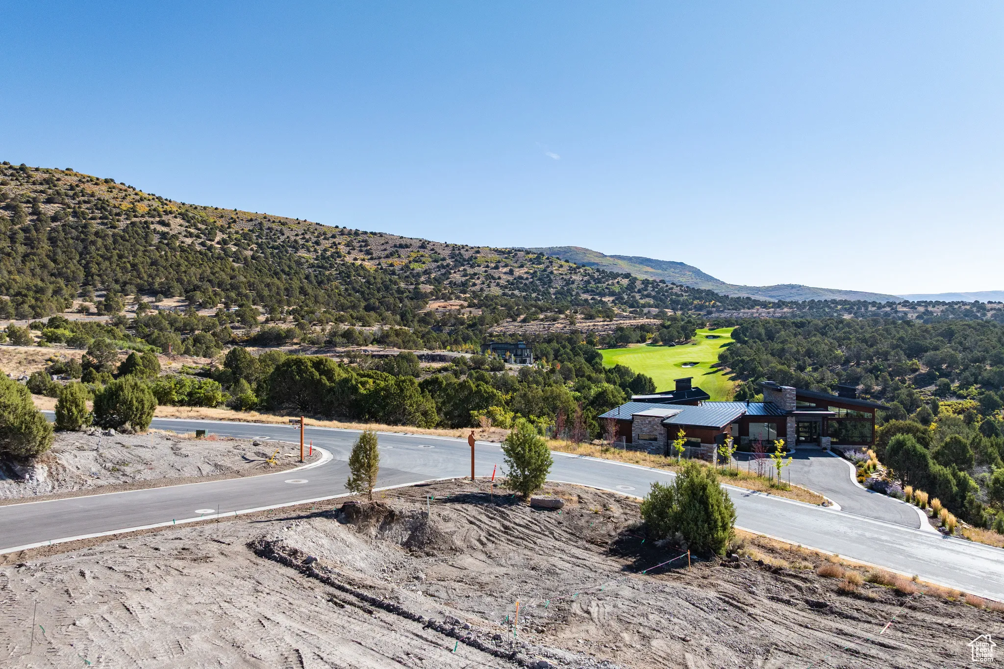 View of mountain backdrop