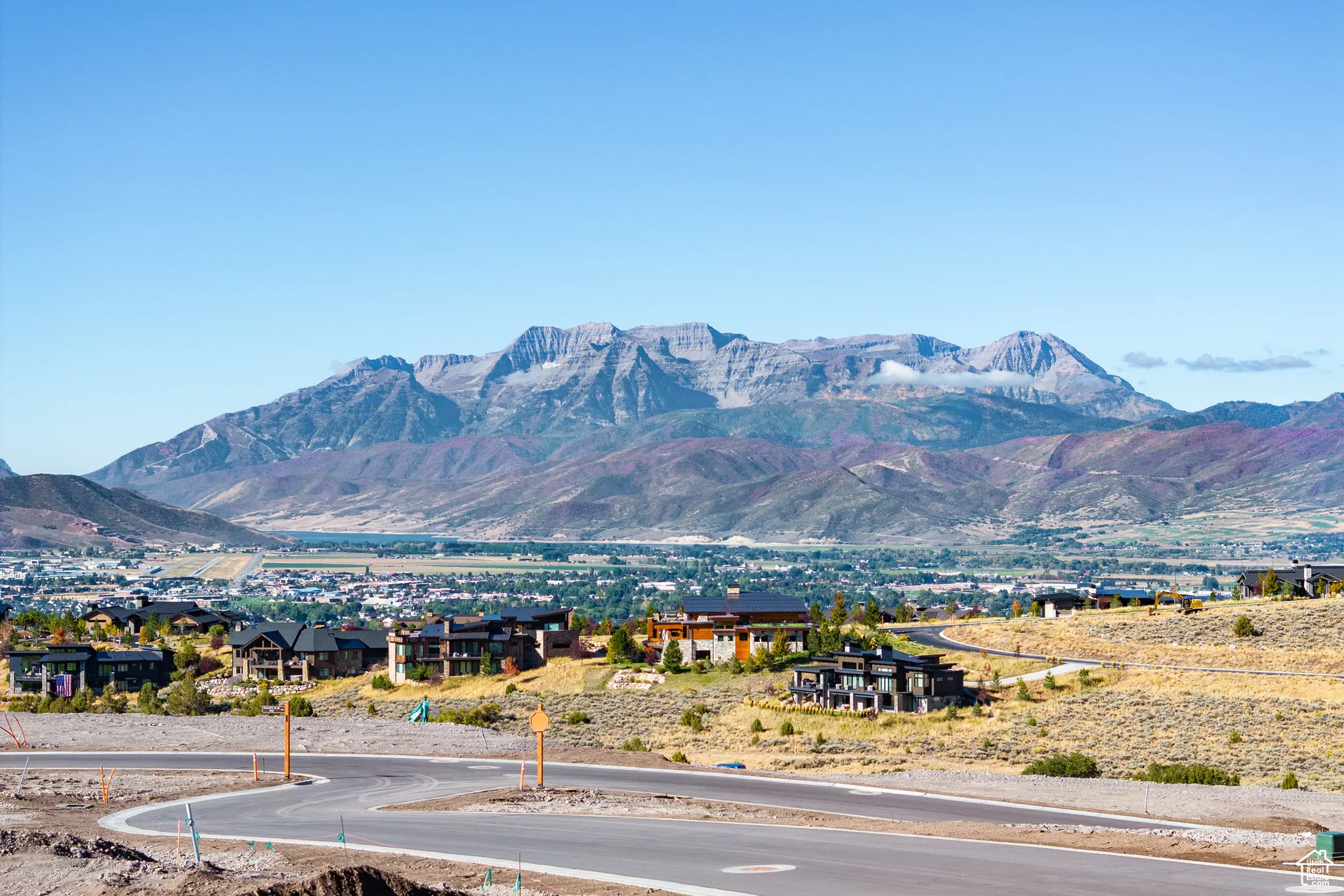 View of mountain background