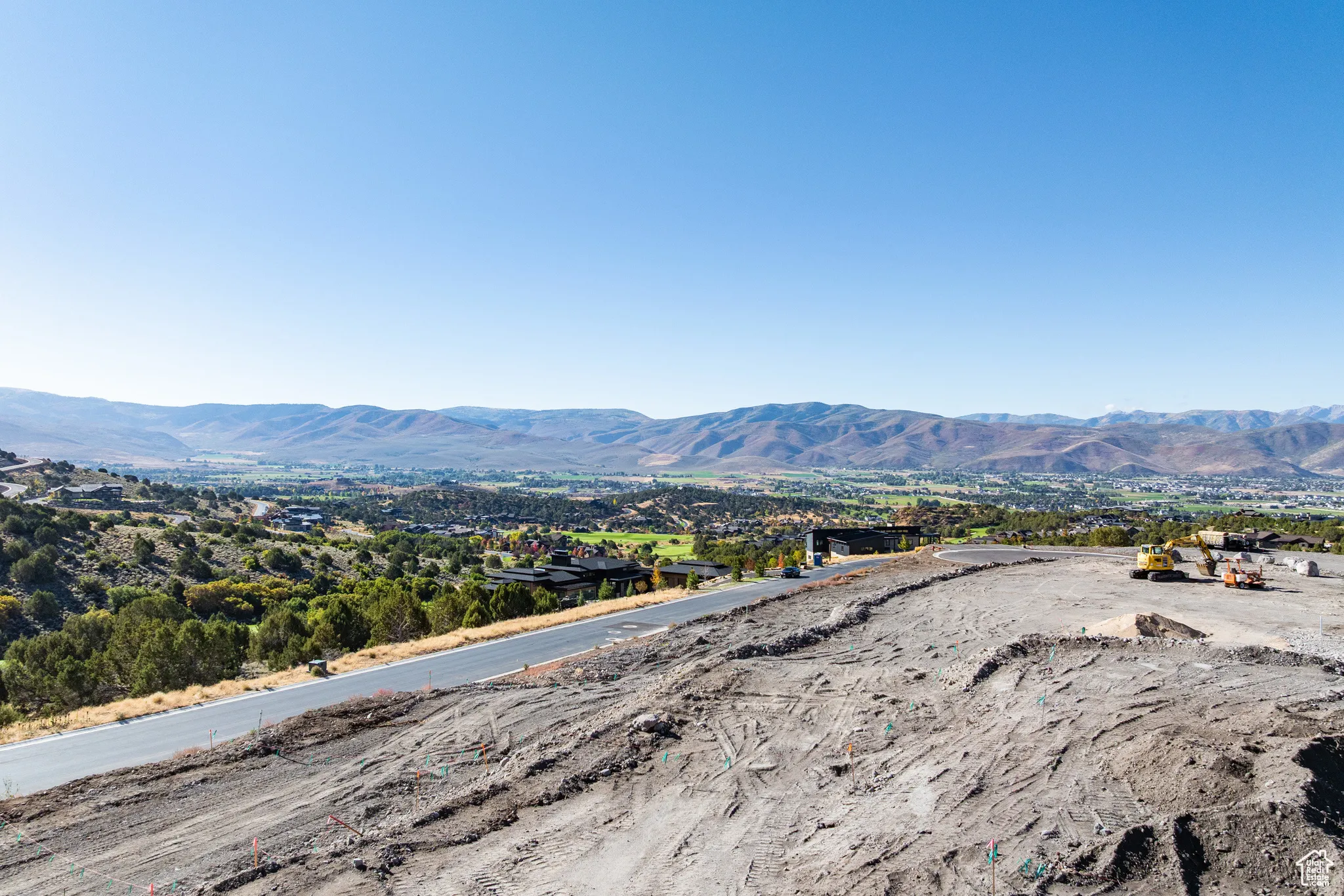 View of mountain background