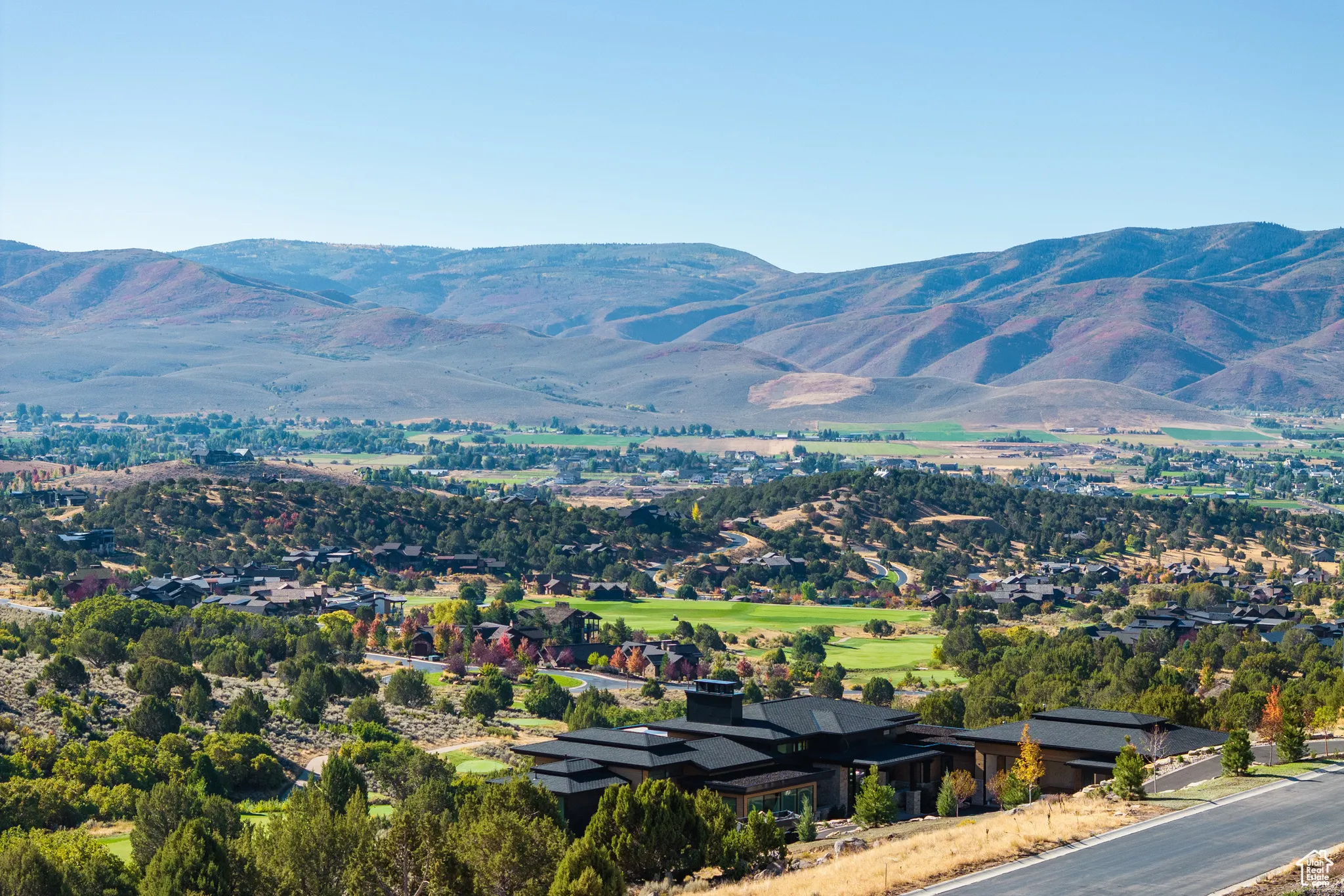 View of mountain background