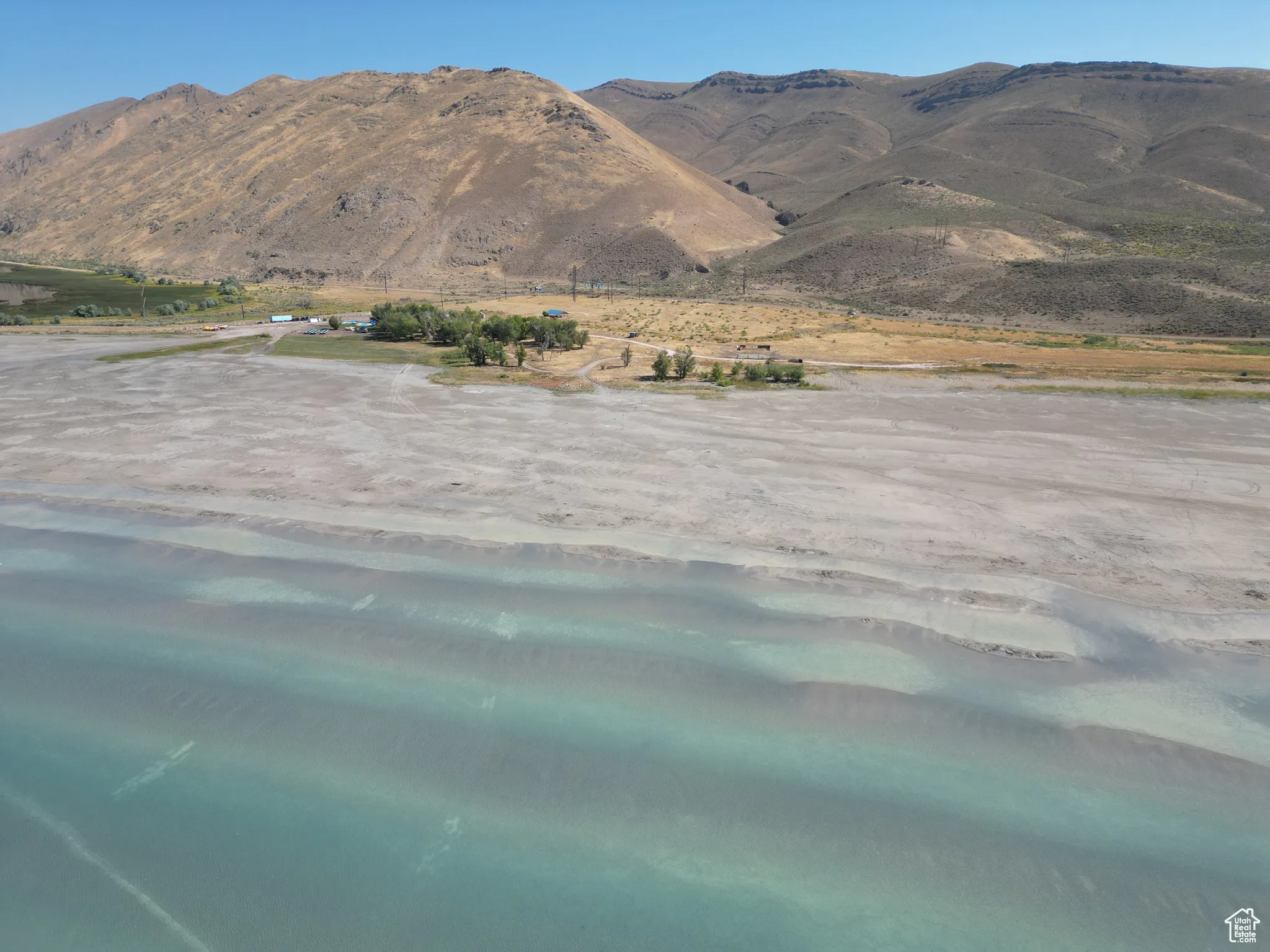 RV lot View of Bear Lake and mountain background
