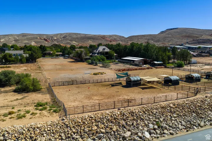 Mountain view featuring rural landscape