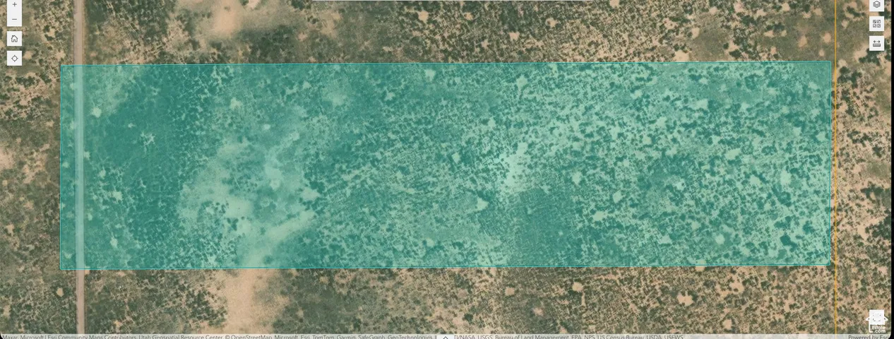 Map / location with property boundaries highlighted