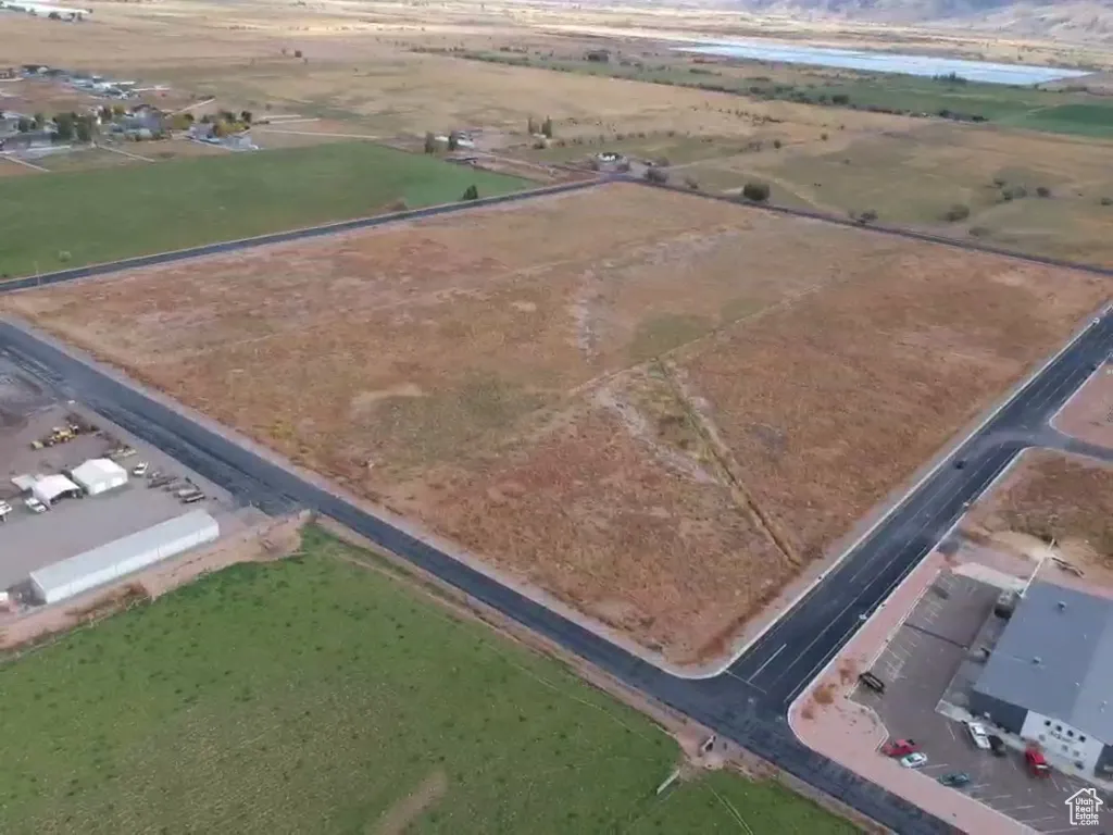 Aerial view looking Northeast.