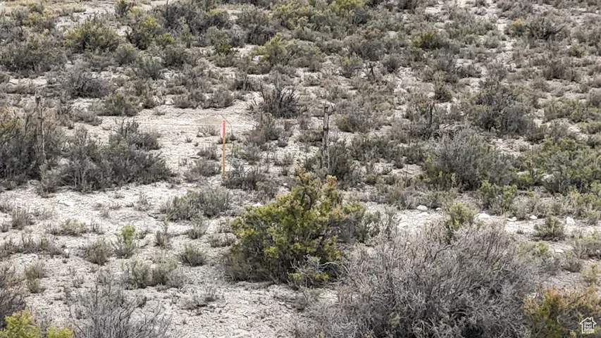 View of undeveloped land with a desert landscape