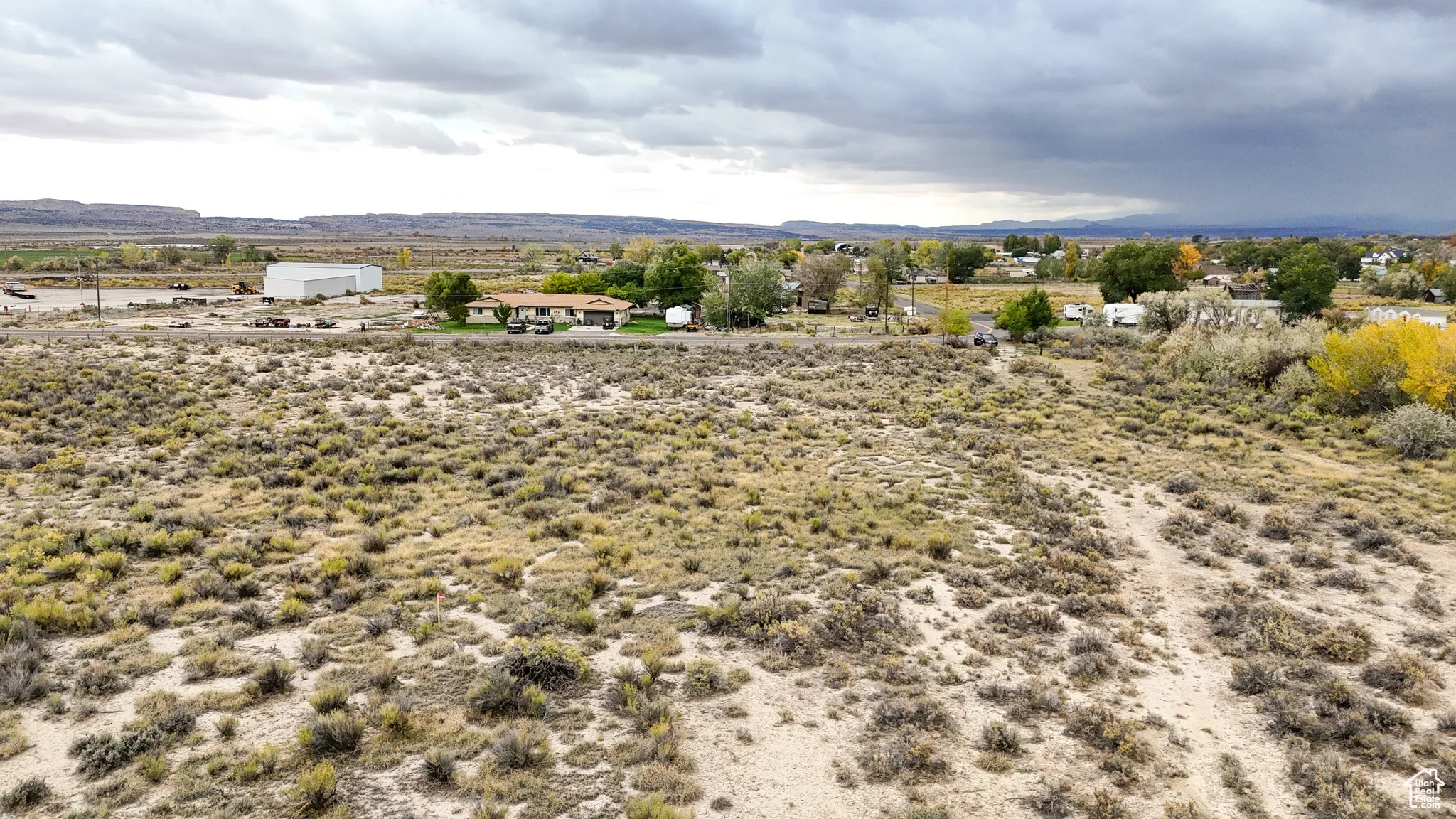 View of rural area with mountains