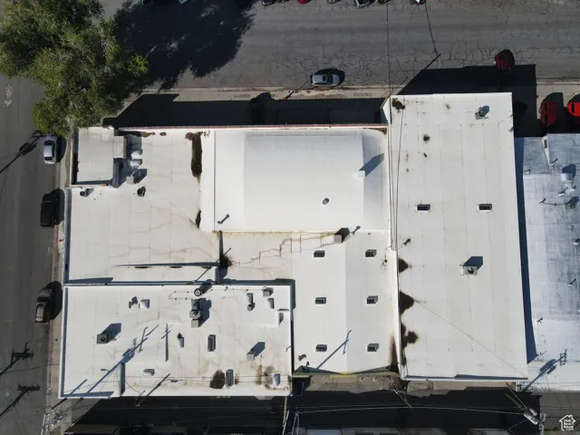 View from above of property