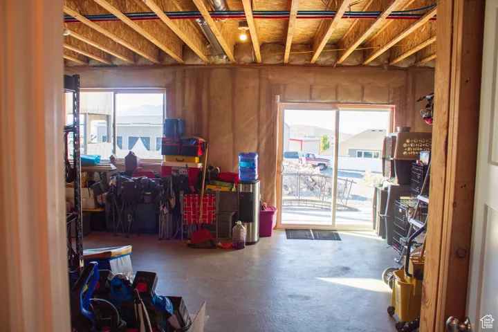 Below grade area featuring plenty of natural light