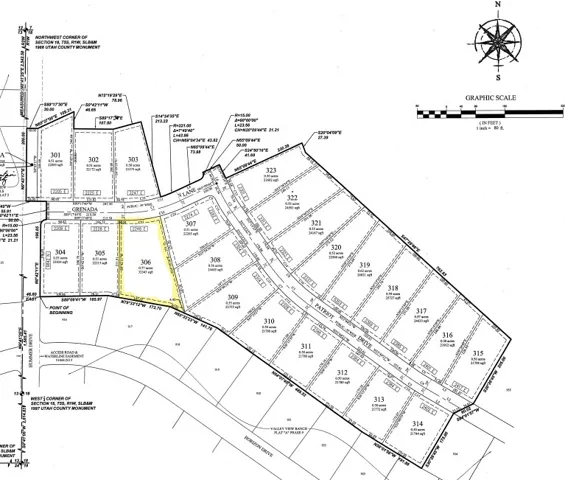 Map of parcels