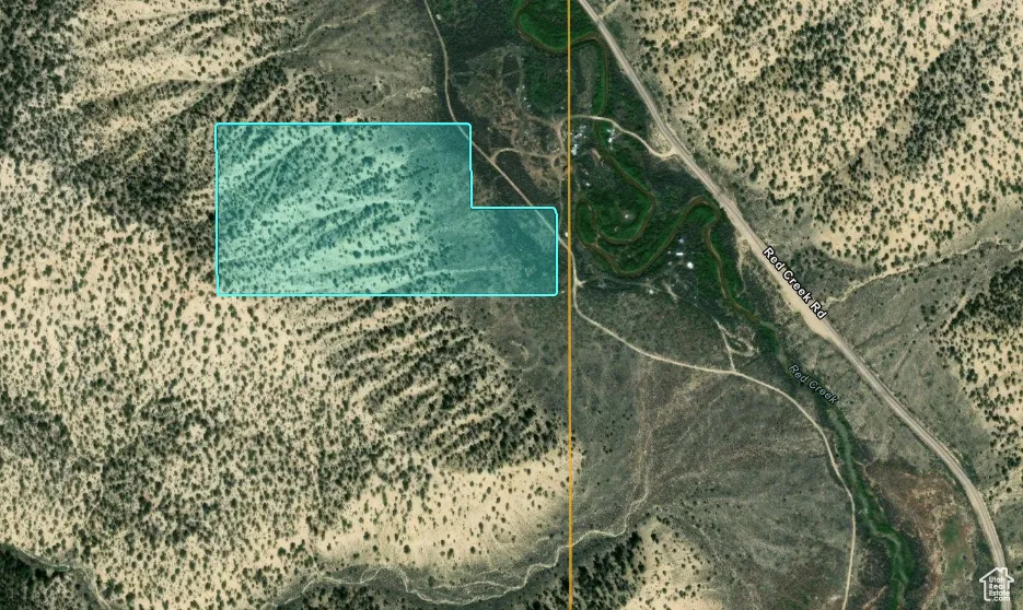 Map / location featuring property parcel outlined