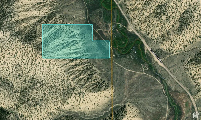 Map / location featuring property parcel outlined