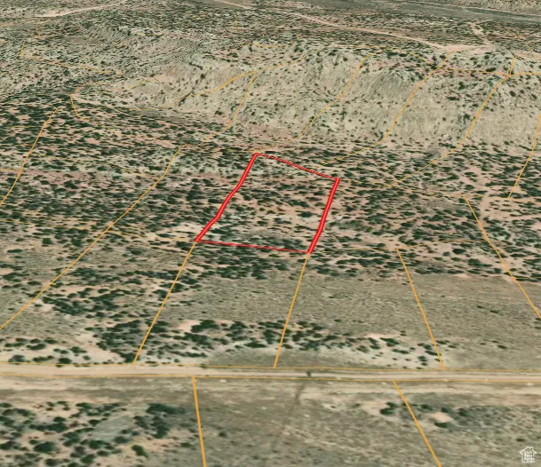 Map / location with property parcel outlined