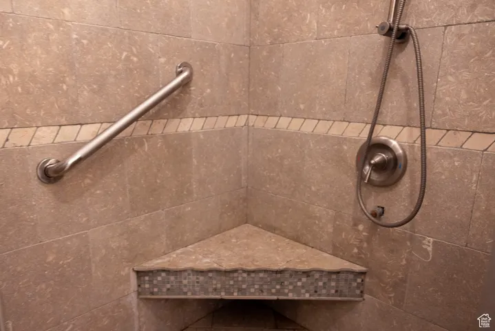 ADU - Master bathroom view of tiled shower