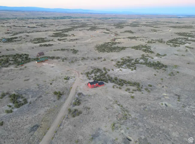 Aerial view of property's location with rural landscape and a desert landscape